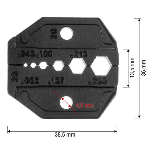 Матрица для кримпера Pro'sKit CP-336DG Превью 1