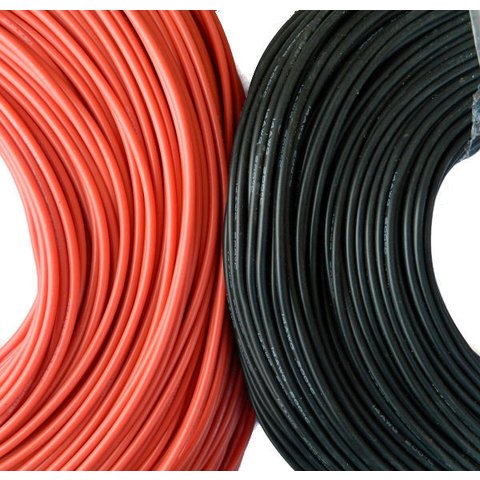 Провод в силиконовой изоляции 26AWG, 0,16 мм², 1 м, черный, UL3135 Превью 1