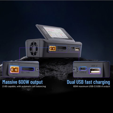 Зарядний пристрій ToolkitRC M9, Original, 600W DC Прев'ю 1