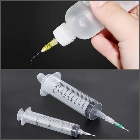 Голка-дозатор 23G, 0,63 мм, пряма, під гвинт, для шприців, 10 шт., 13 mm Прев'ю 2