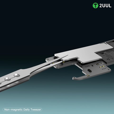 Пінцет монтажний 2UUL TW21, прямий, 160 мм, немагнітний Прев'ю 2