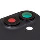 Housing Back Cover compatible with iPhone 16, (black, with camera lens, Original (PRC), black) Preview 1