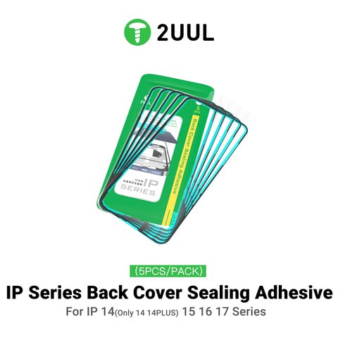 Adhesivo para panel trasero de carcasa (cinta doble faz) 2UUL BA14 puede usarse con Apple iPhone 14, 5 uds., adhesive Vista previa  1