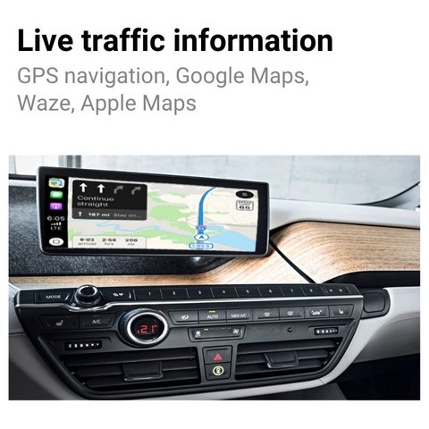 Адаптер із функцією CarPlay/Android Auto для автомобілів BMW i3/i8 із системою NBT 13-17 Прев'ю 2