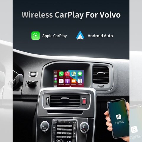Безпровідний CarPlay та Android Auto адаптер для Volvo з Sensus Прев'ю 1