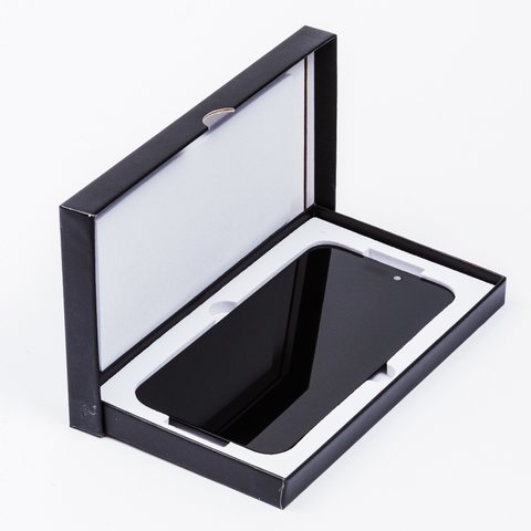 LCD compatible with iPhone 15 Plus, (black, with frame, HC, (OLED), GX OEM hard) Preview 2