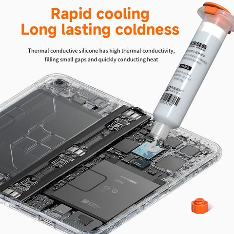 Thermal Compound Amaoe TG-8.5, (silicone, in a syringe, 45 g, 8.5 Вт/м*К) Preview 2