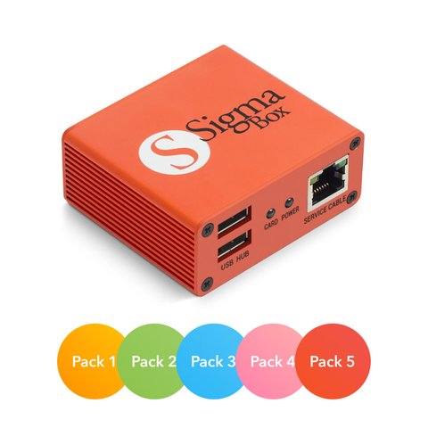 Sigma Box con juego de cables (9 ud.) y Packs 1, 2, 3, 4, 5 activados Vista previa  1