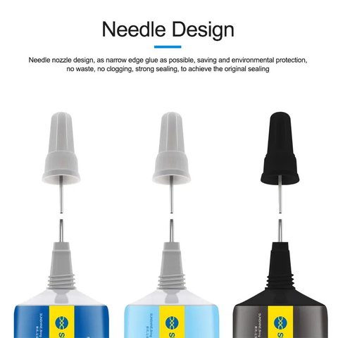 Adhesivos sellador Sunshine G-19, para pegar tapas traseras, para marcos de pantalla, 50 ml, blanco Vista previa  2