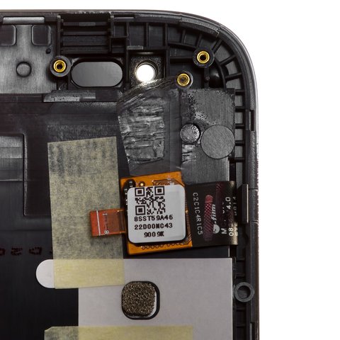 Дисплей для Lenovo IdeaTab A1000L, чорний, з рамкою Прев'ю 1