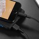 USB кабель Hoco X25, USB тип-A, Lightning, 100 см, 2 A, чорний, #6957531080107 Прев'ю 1