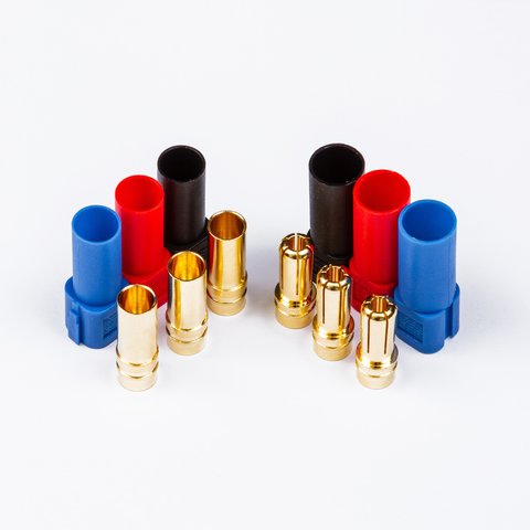 Силовий роз'єм живлення Amass XT150-F, "мама", чорний Прев'ю 1