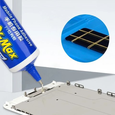 Клей-герметик Mechanic X-MAX, для приклеивания тачскрина, дисплея, 50 мл, прозрачный Превью 2