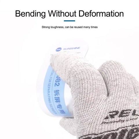 Инструмент для поднятия дисплея/тачскрина Sunshine SS-082, лопатка пластиковая Превью 3