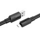 USB кабель Hoco X84, USB тип-A, micro-USB тип-B, 100 см, 2,4 А, черный, #6931474770981 Превью 2