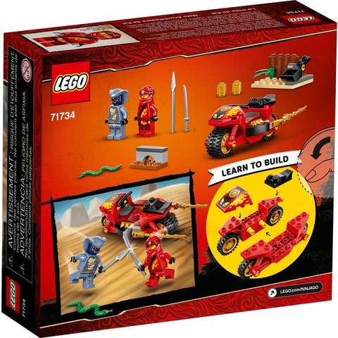 Конструктор LEGO NINJAGO Мотоцикл с мечами Кая 71734 Превью 7
