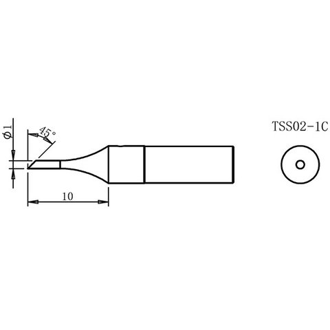Паяльне жало Quick TSS02-1C Прев'ю 2